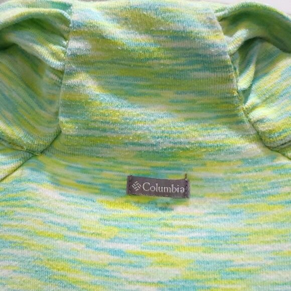 Columbia Sportswear Company Neon Green Half Zip Athletic Sports Pullover,Size XL - Picture 4 of 5